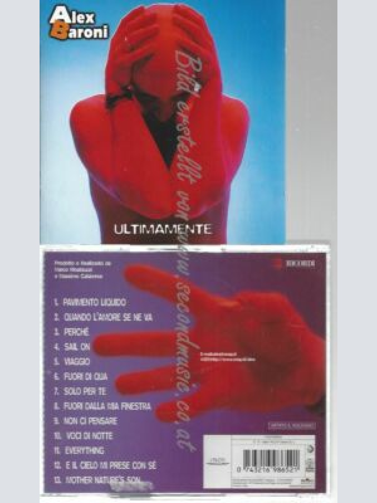 CD-- Alex Baroni  Ultimamente