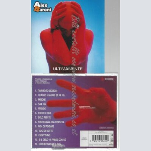 CD-- Alex Baroni  Ultimamente