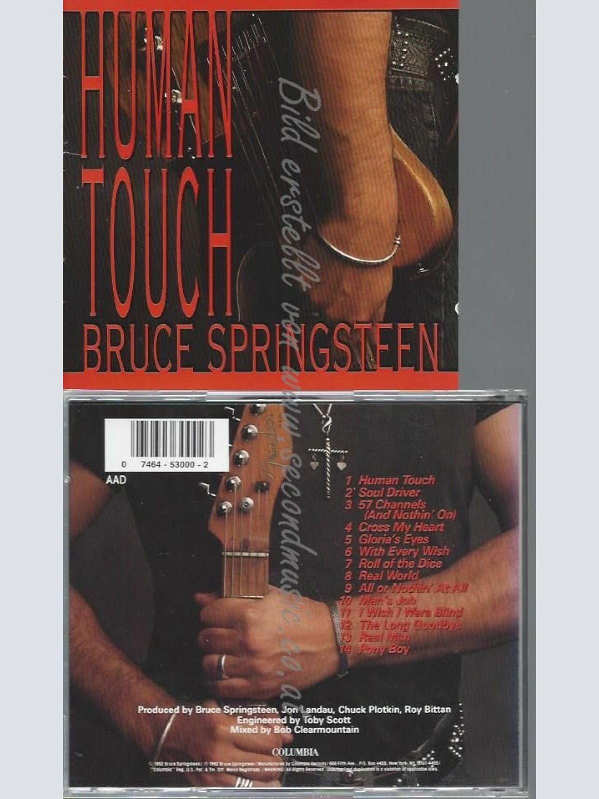CD-- / BRUCE SPRINGSTEEN--HUMAN TOUCH