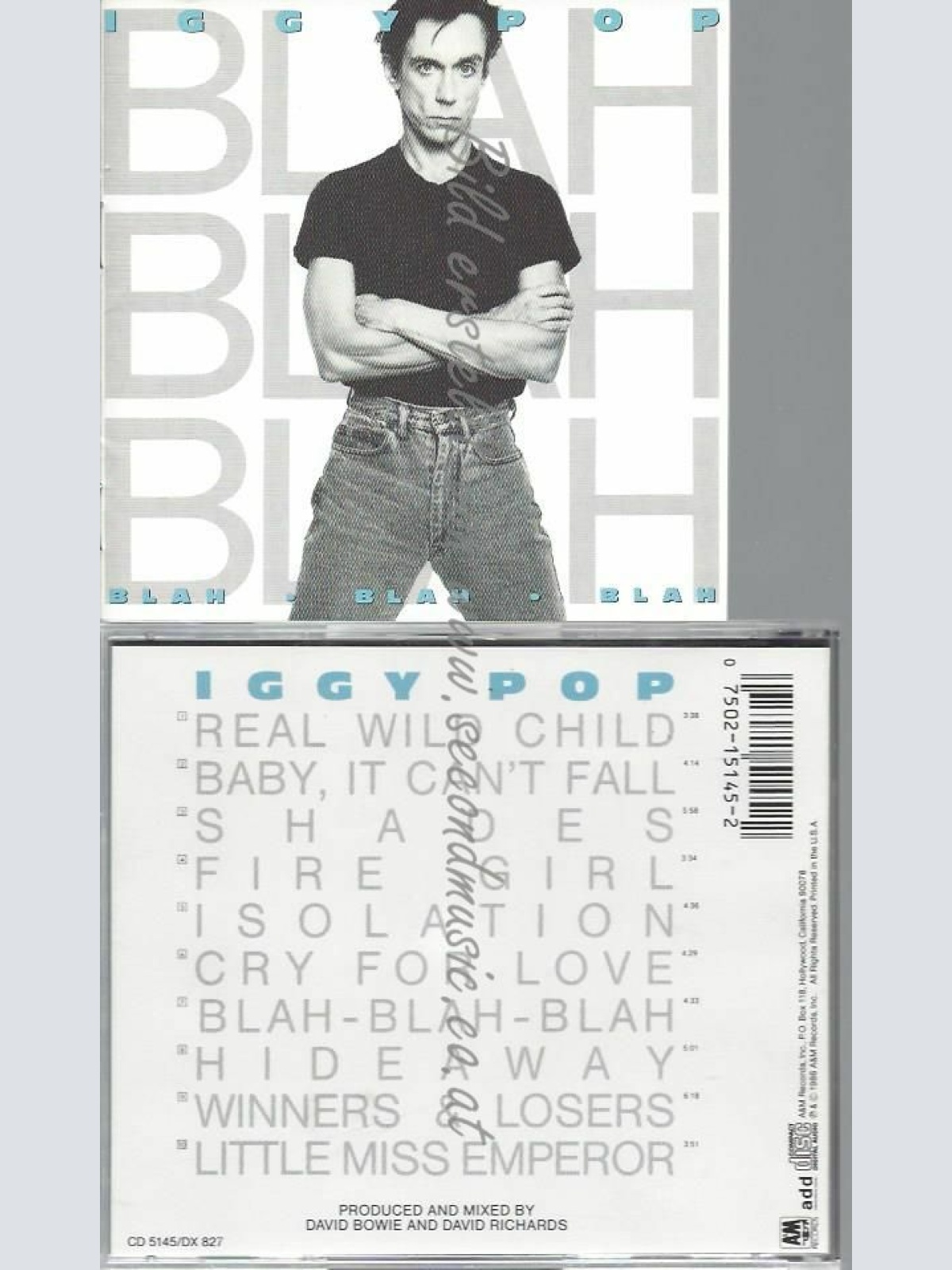 CD--IGGY POP | --BLAH BLAH BLAH