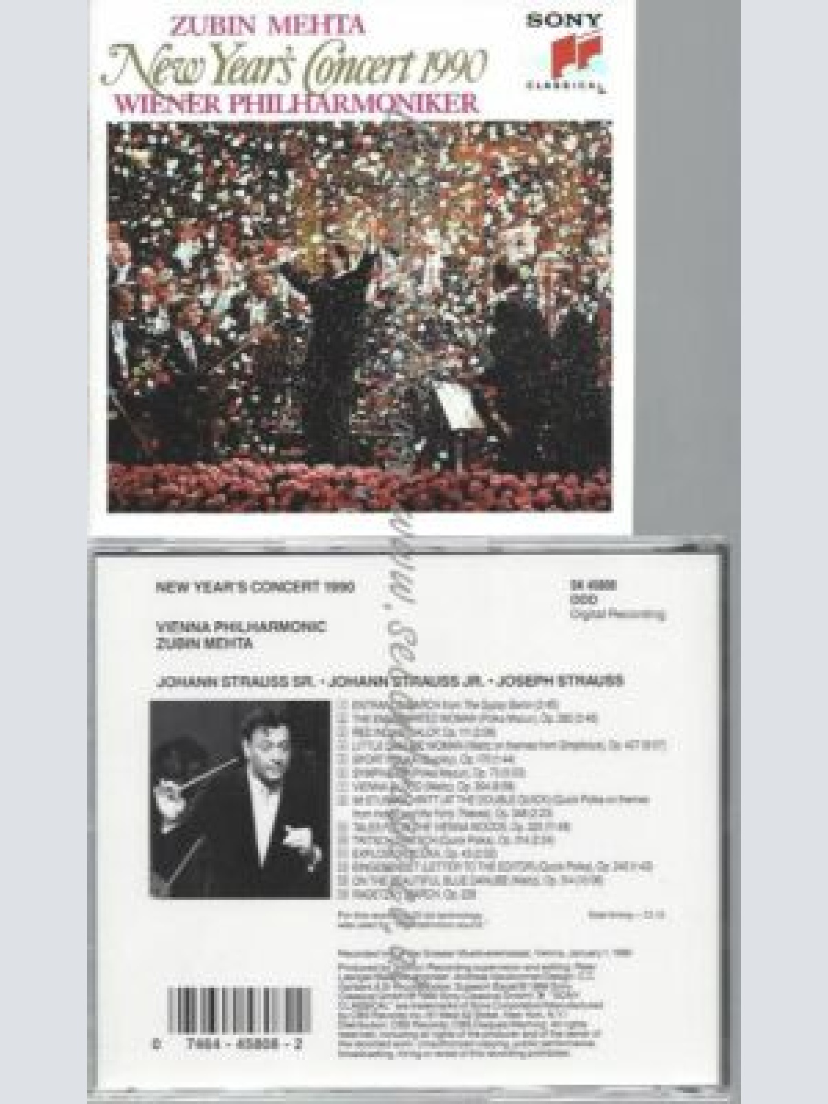 CD--ZUBIN MEHTA | --NEW YEAR'S CONCERT  1990