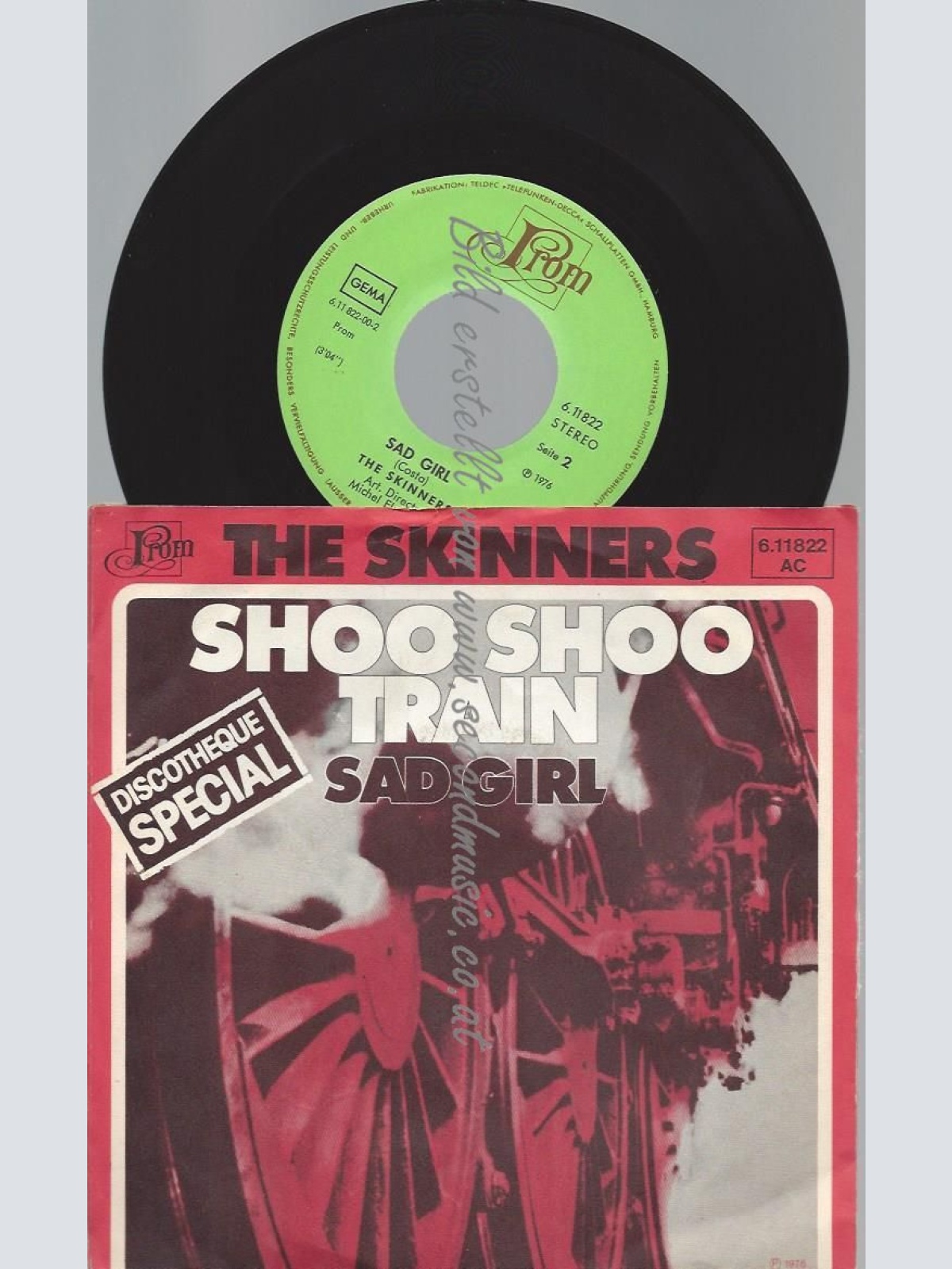 7"  The Skinners  Shoo Shoo Train