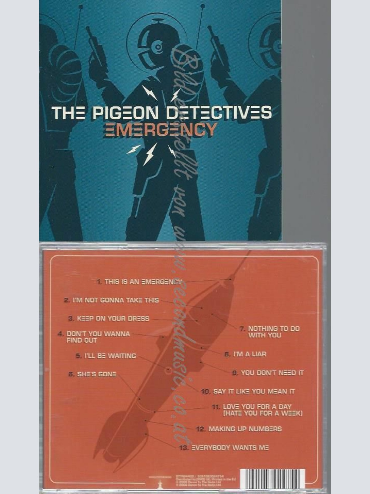 CD--THE PIGEON DETECTIVES | --EMERGENCY