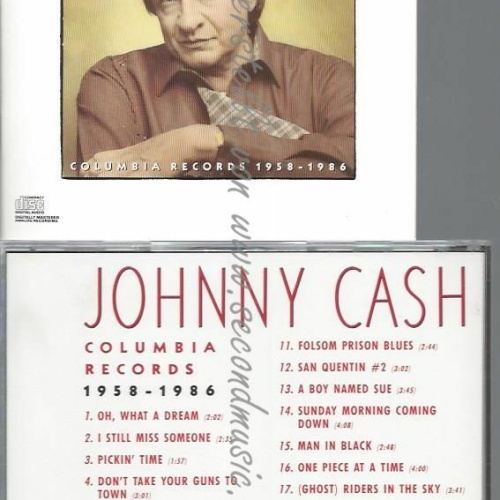 CD--JOHNNY CASH | --COLUMBIA RECORDS -1958-1986