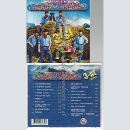 CD-- 3-St Dreist   Swiss Ländler Gamblers