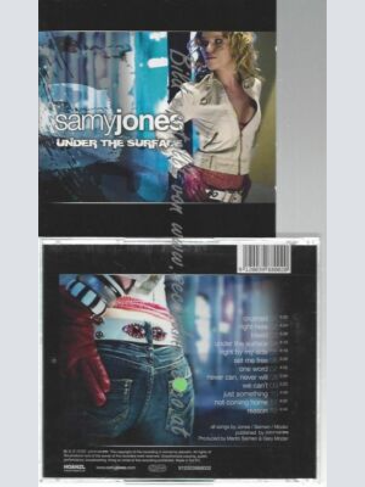 CD--SAMY JONES--    UNDER THE SURFACE