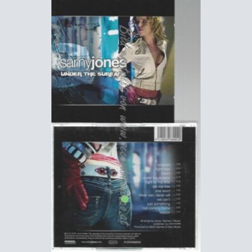 CD--SAMY JONES--    UNDER THE SURFACE