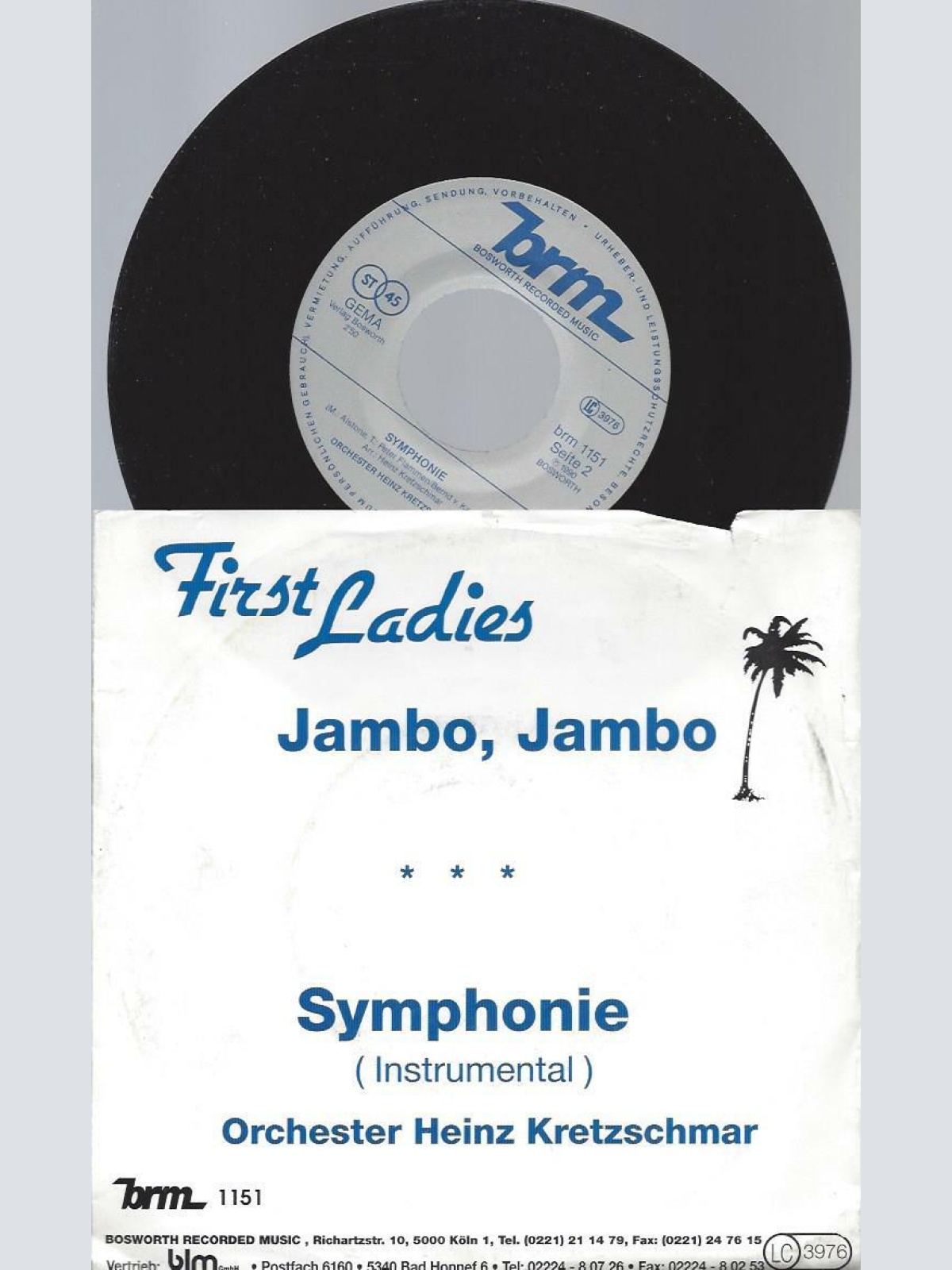 7"  First Ladies   Jambo Jambo /