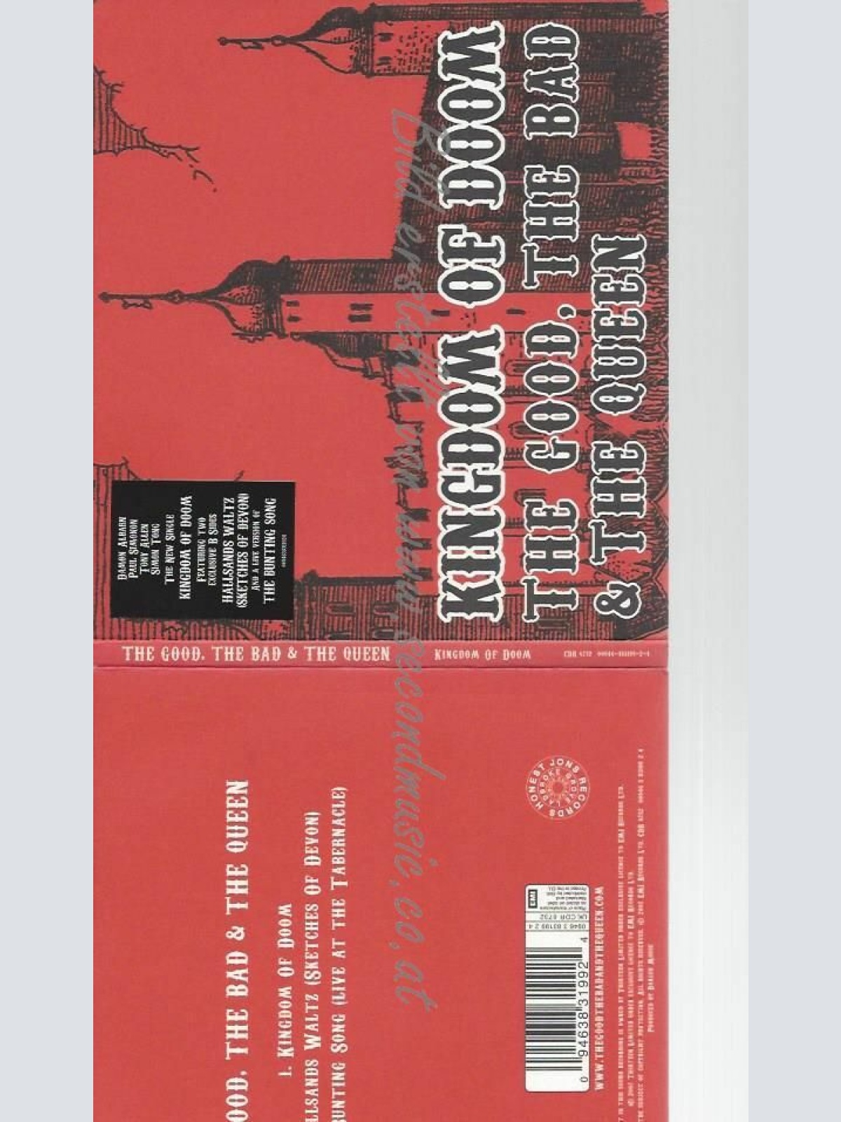 CD--THE GOOD THE BAD & THE QUEEN | --KINGDOM OF DOOM