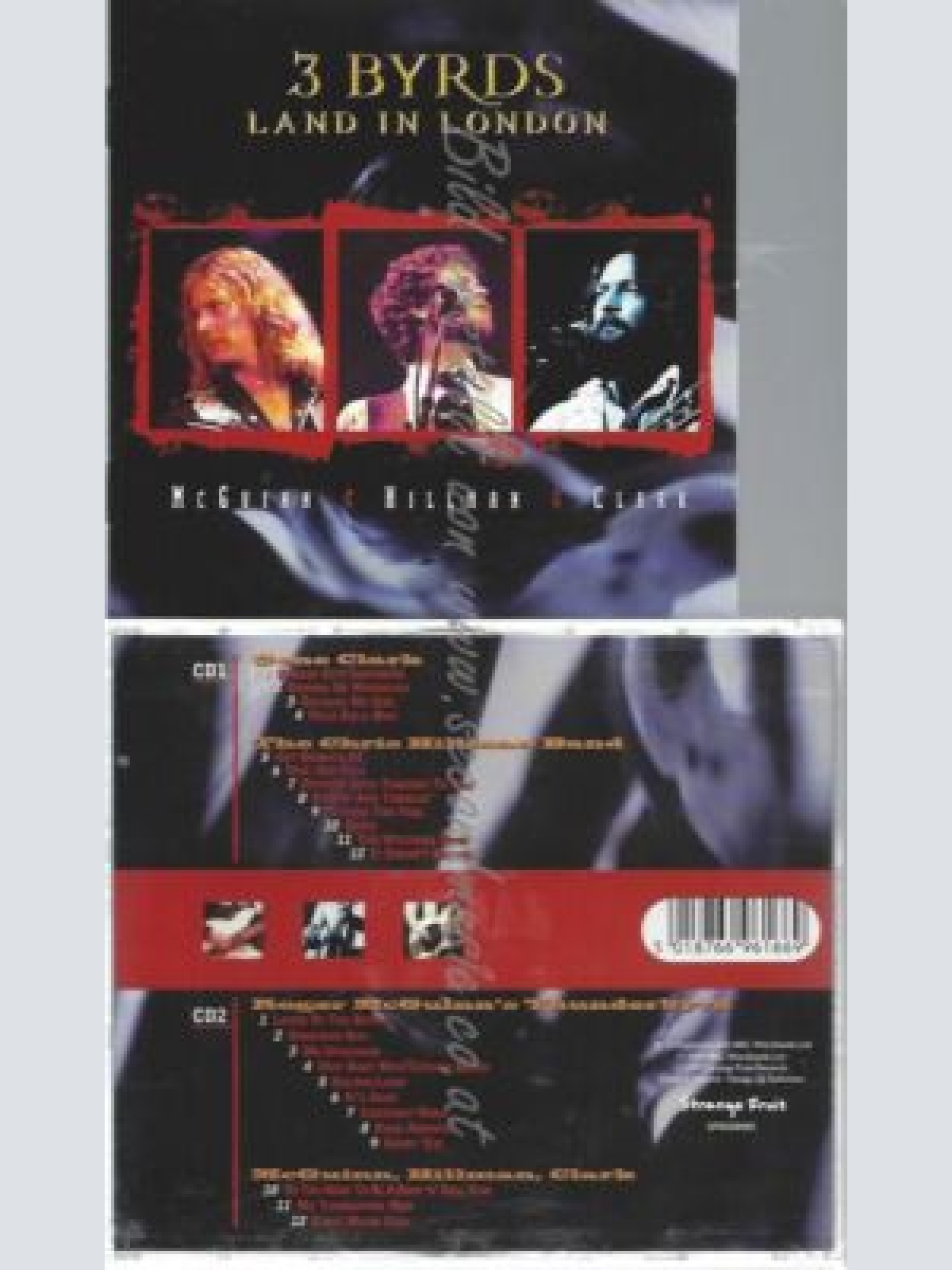 CD--MCGUINN CLARK & HILLMAN | -- 3 BYRDS LAND IN LONDON