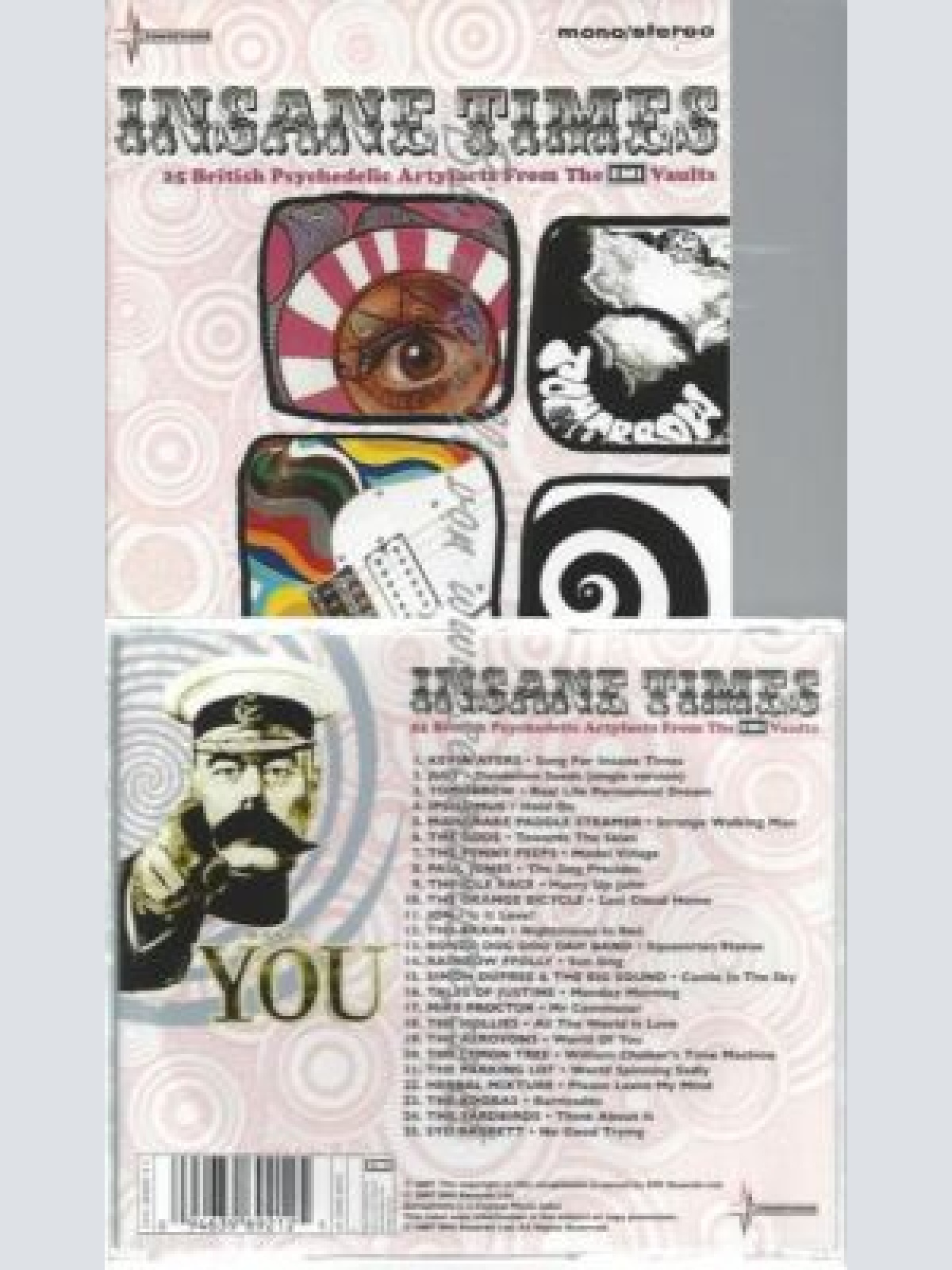 CD--  | --INSANE TIMES -  BRITISH PSYCHEDELIC ARTYFACTS FROM THE EMI VAULTS