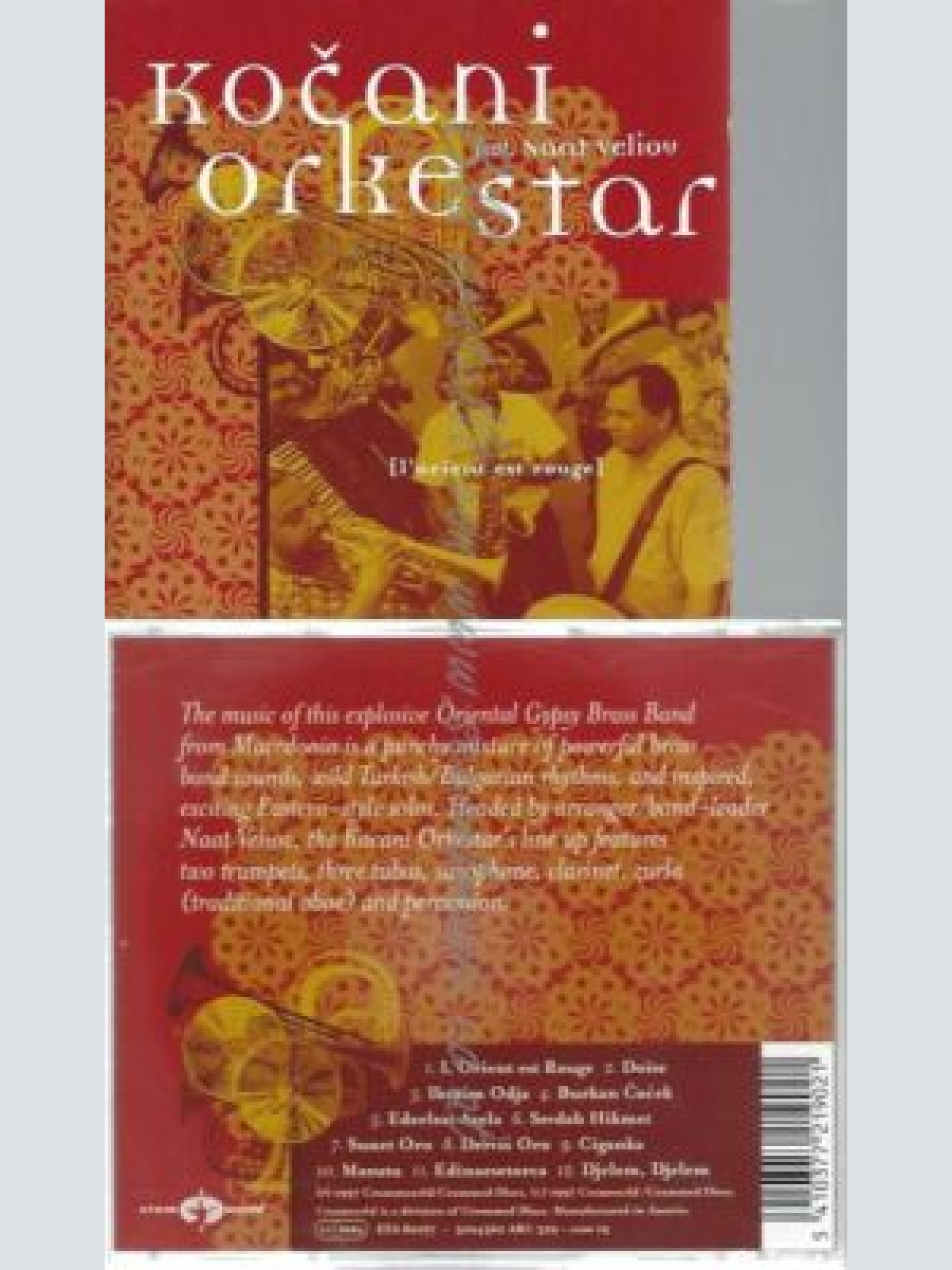 CD--KOCANI ORKESTAR | --L'ORIENT EST ROUGE