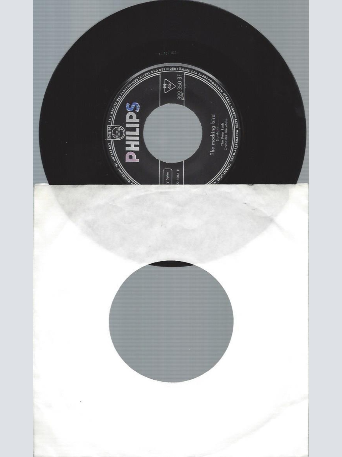 7"  The Four Lads  The Mocking Bird