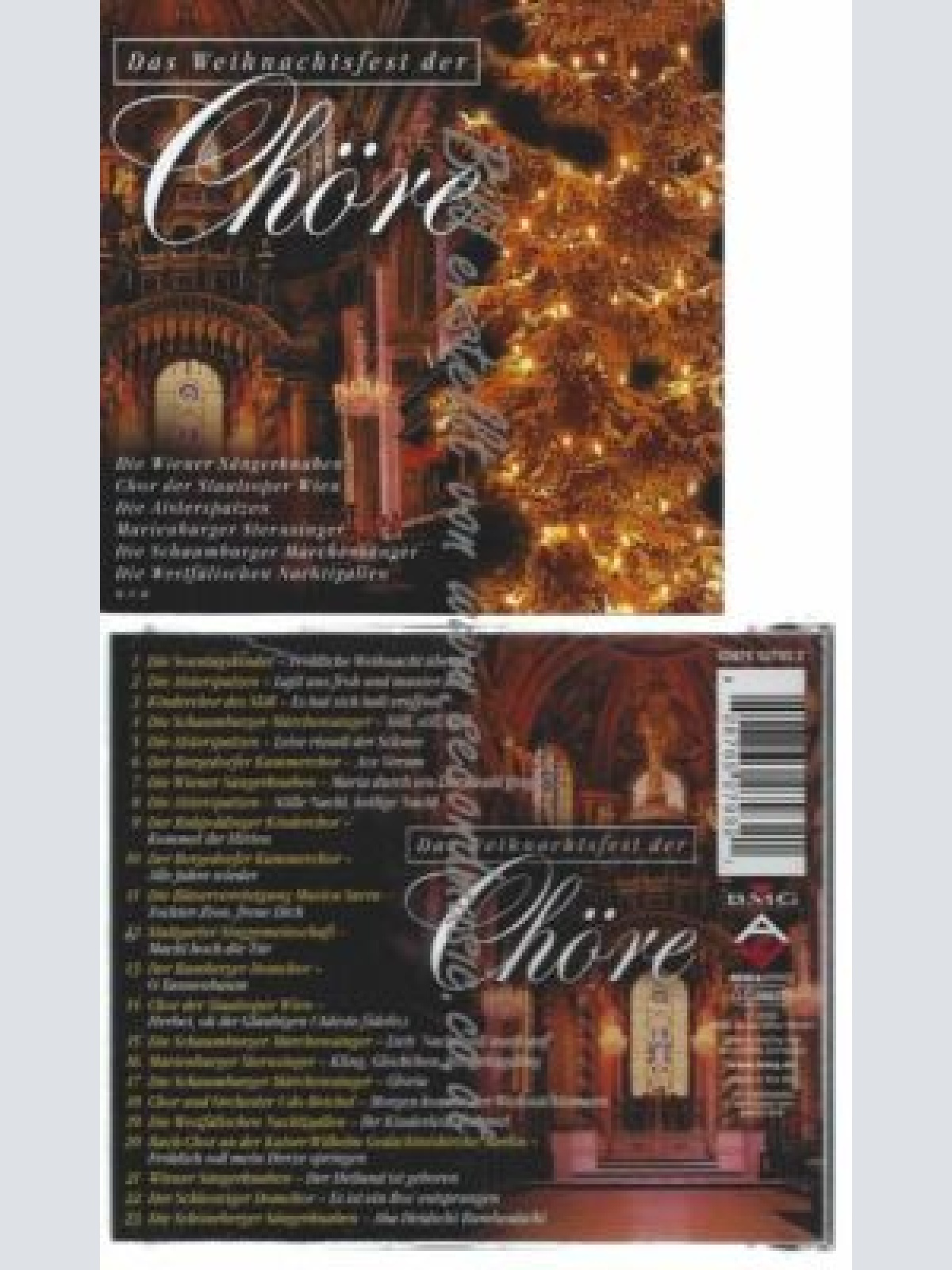CD--VARIOUS | --DAS WEIHNACHTSFEST DER CHÖRE