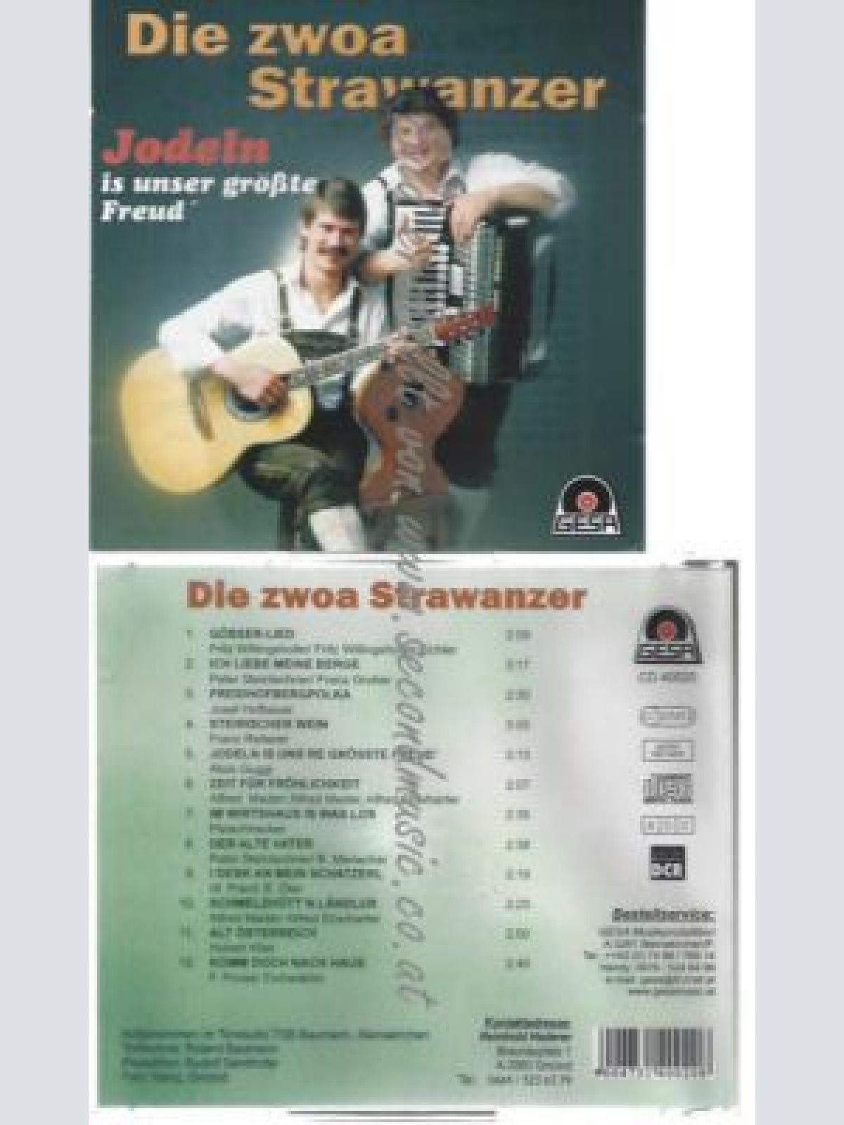 CD--DIE ZWOA STRAWANZER | --JODELN IS UNSER GRÖSSTE FREUD'