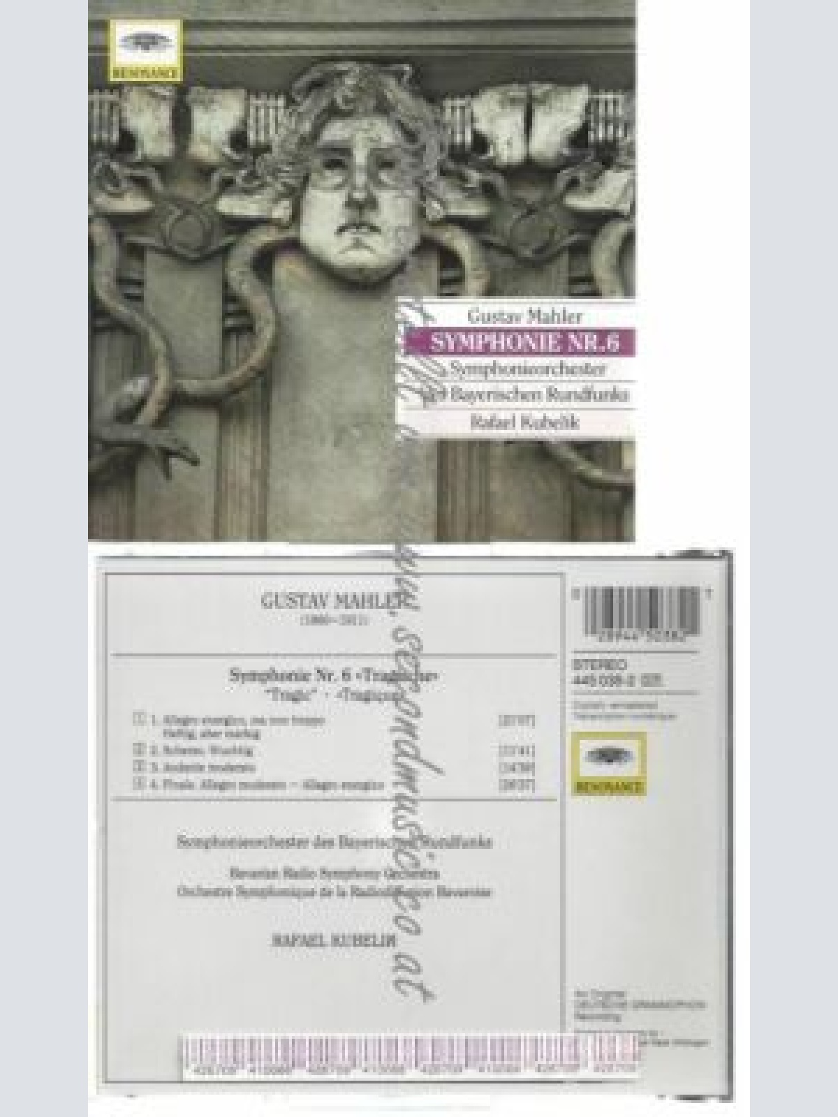 CD--KUBELIK, SOBR, ET AL. | --RESONANCE - MAHLER