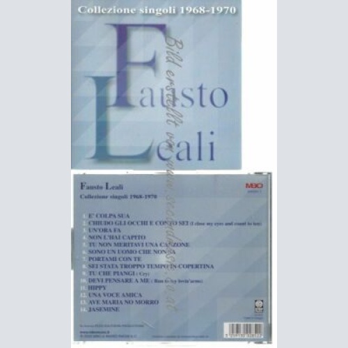 CD-- Fausto Leali – Collezione Singoli 1968-1970