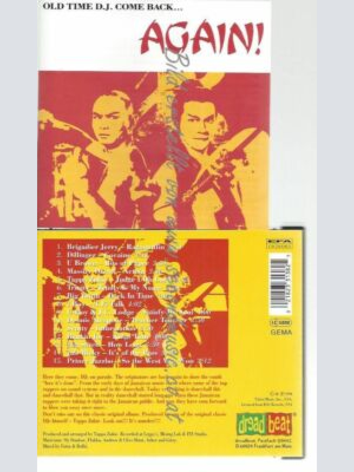 CD--VARIOUS UND REGGAE | --OLD TIME DJ'S AGAIN