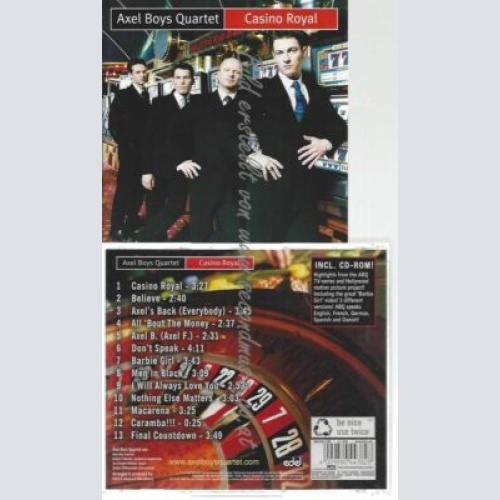 CD--AXEL BOYS QUARTET--CASINO ROYAL
