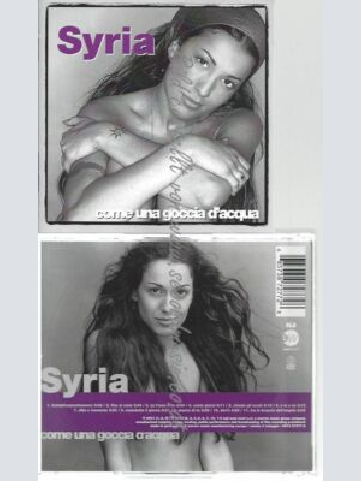 CD--SYRIA | --COME UNA GOCCIA D'ACQUA