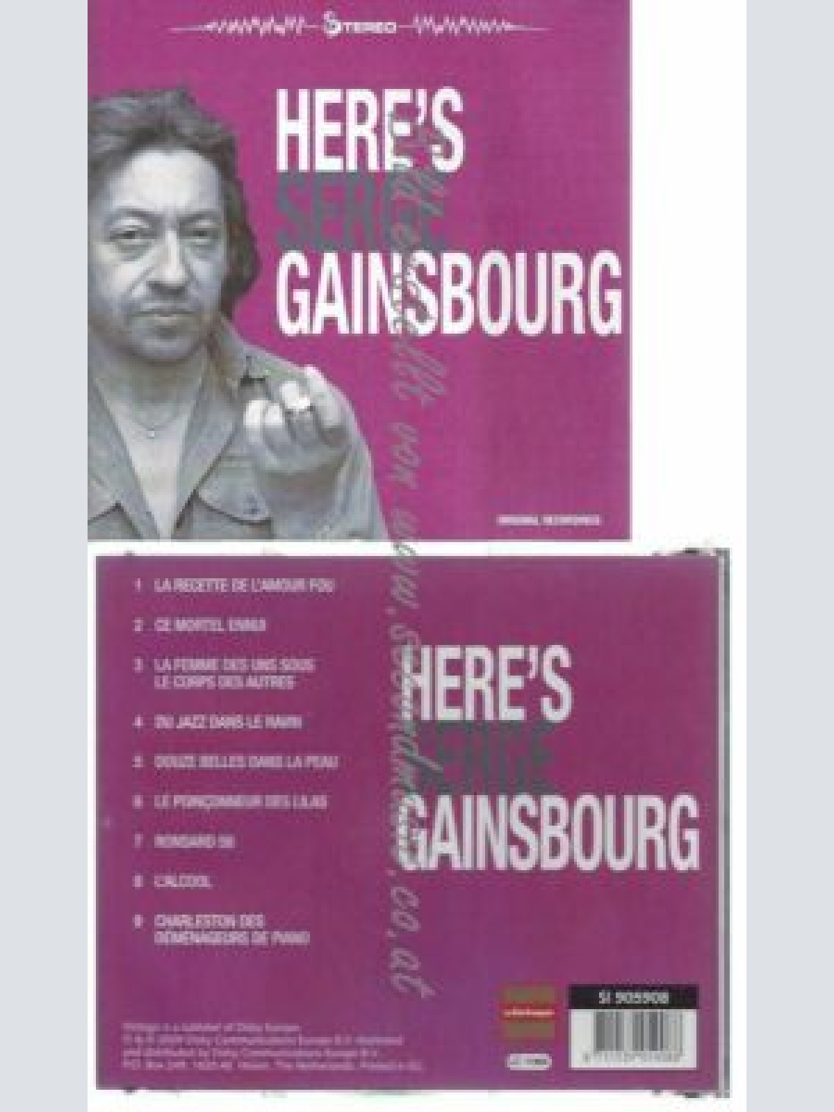CD--SERGE GAINSBOURG | --HERE'S SERGE GAINSBOURG