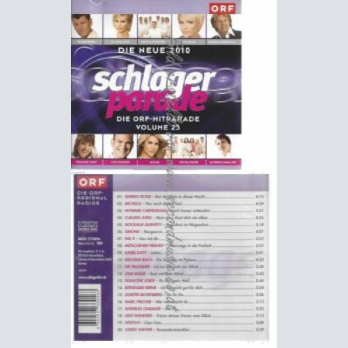 CD--DIVERSE VOLKSMUSIK SCHLAGE | --ORF SCHLAGERPARADE VOL.23
