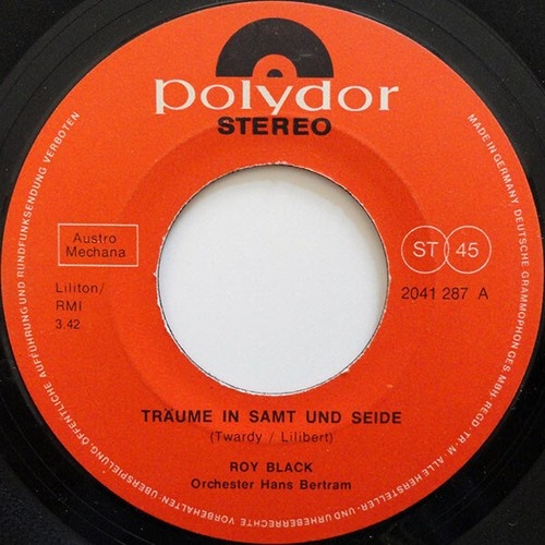 7" Roy Black - Träume In Samt Und Seide