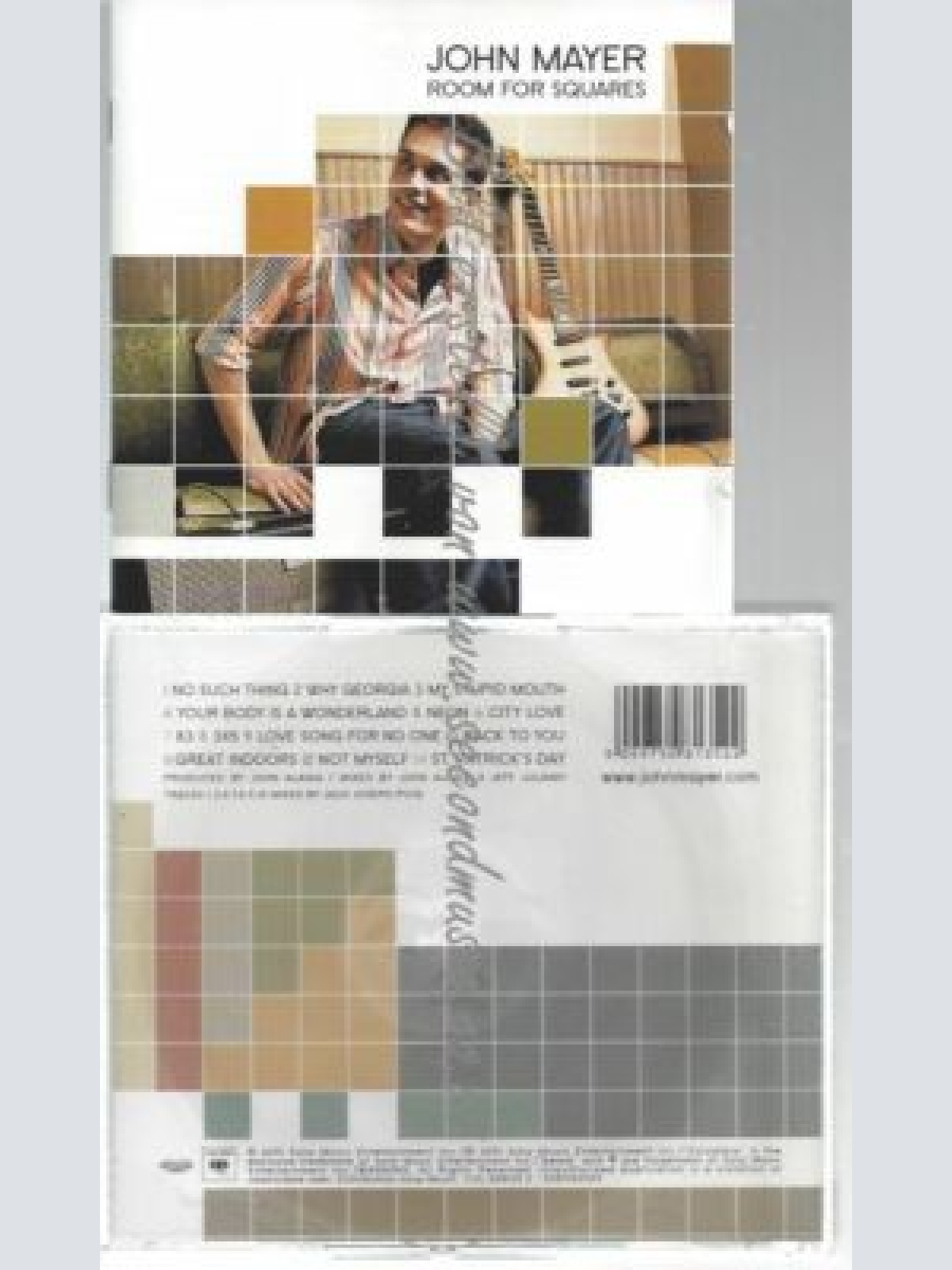 CD--JOHN MAYER--    ROOM FOR SQUARES