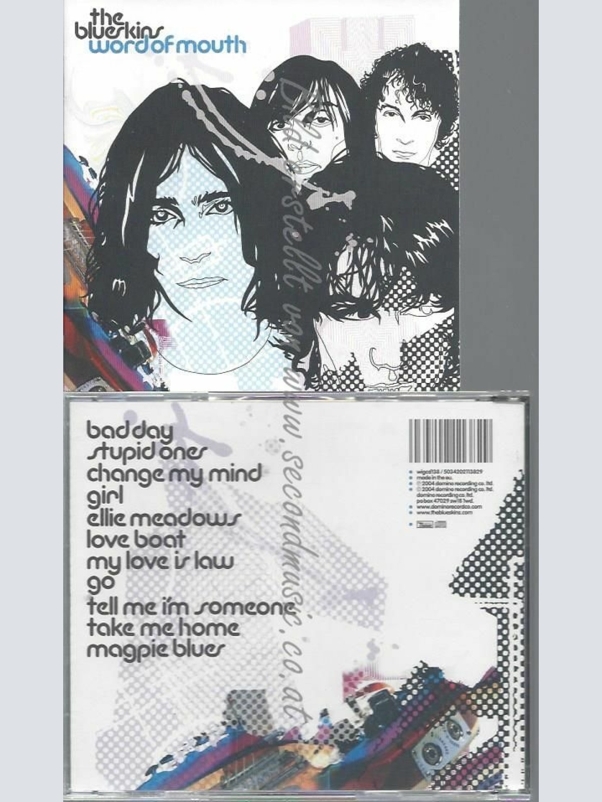 CD--THE BLUESKINS | --WORD OF MOUTH