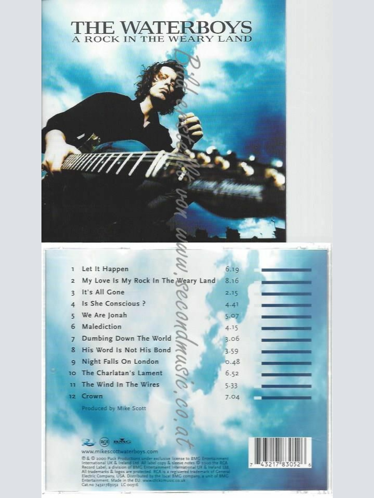 CD--THE WATERBOYS | --A ROCK IN THE WEARY LAND