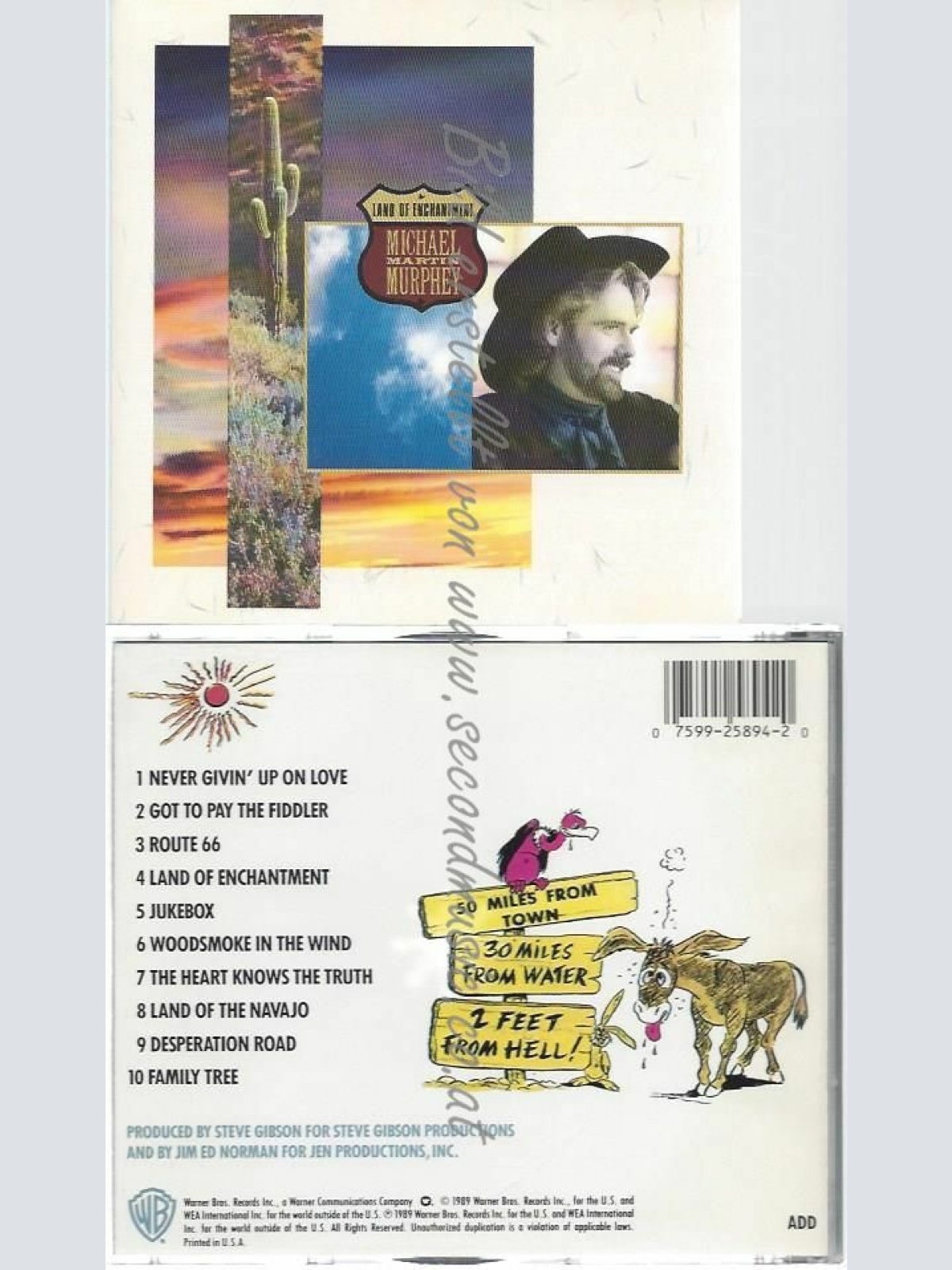 CD--MICHAEL MARTIN MURPHEY | --LAND OF ENCHANTMENT