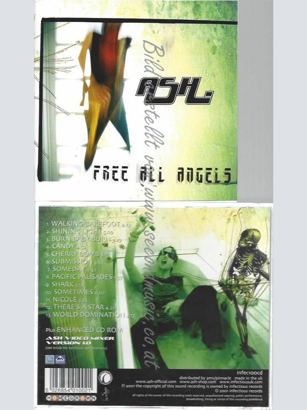 CD--ASH | --FREE ALL ANGELS