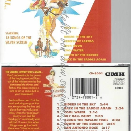 CD--JOHNNY BOND | --SINGING COWBOY RIDES AGAIN