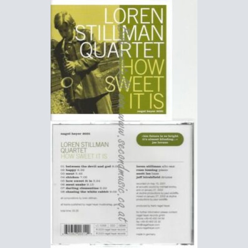 CD-- How Sweet It Is//  Loren Stillman