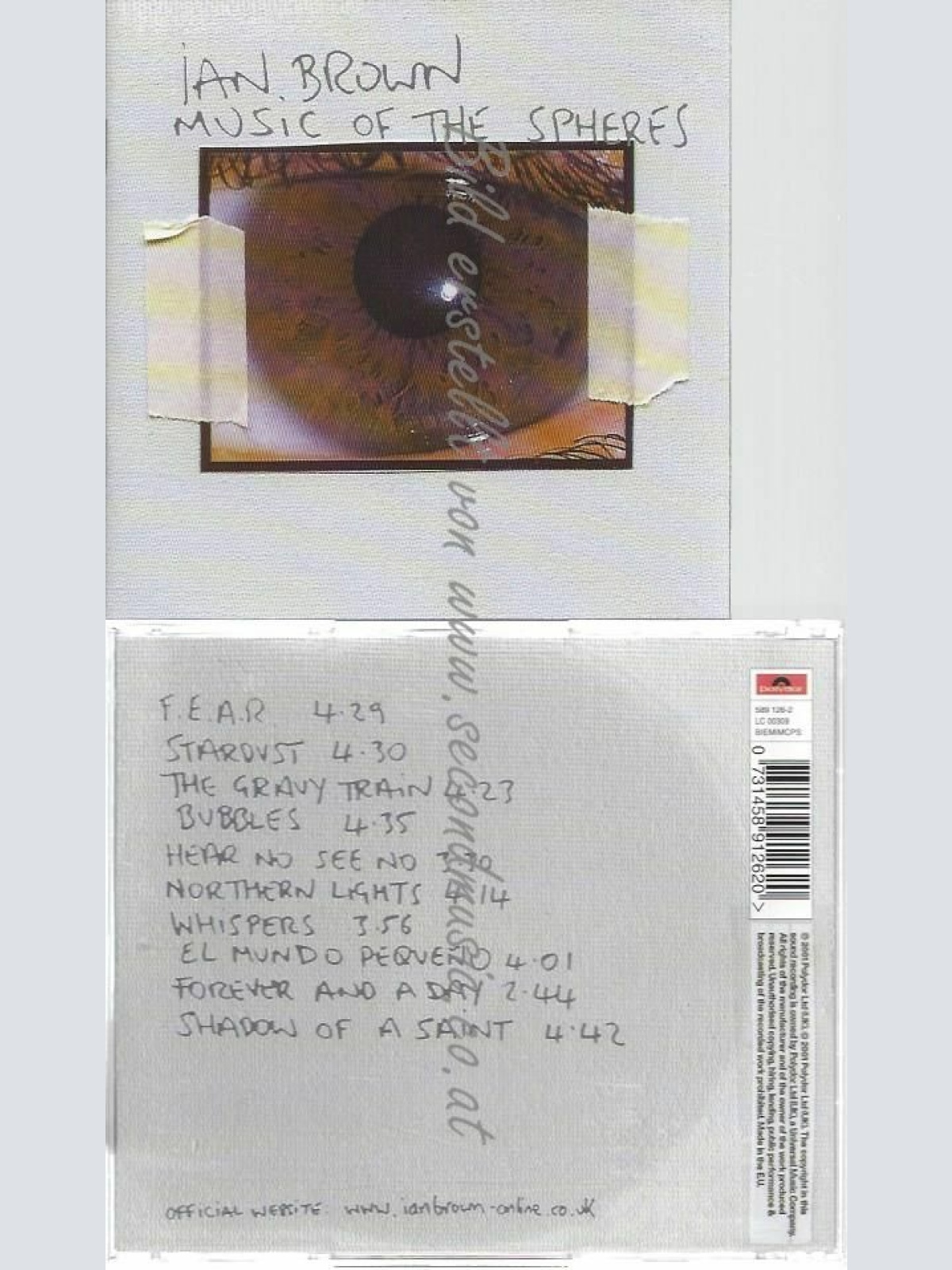 CD--IAN BROWN | --MUSIC OF THE SPHERES