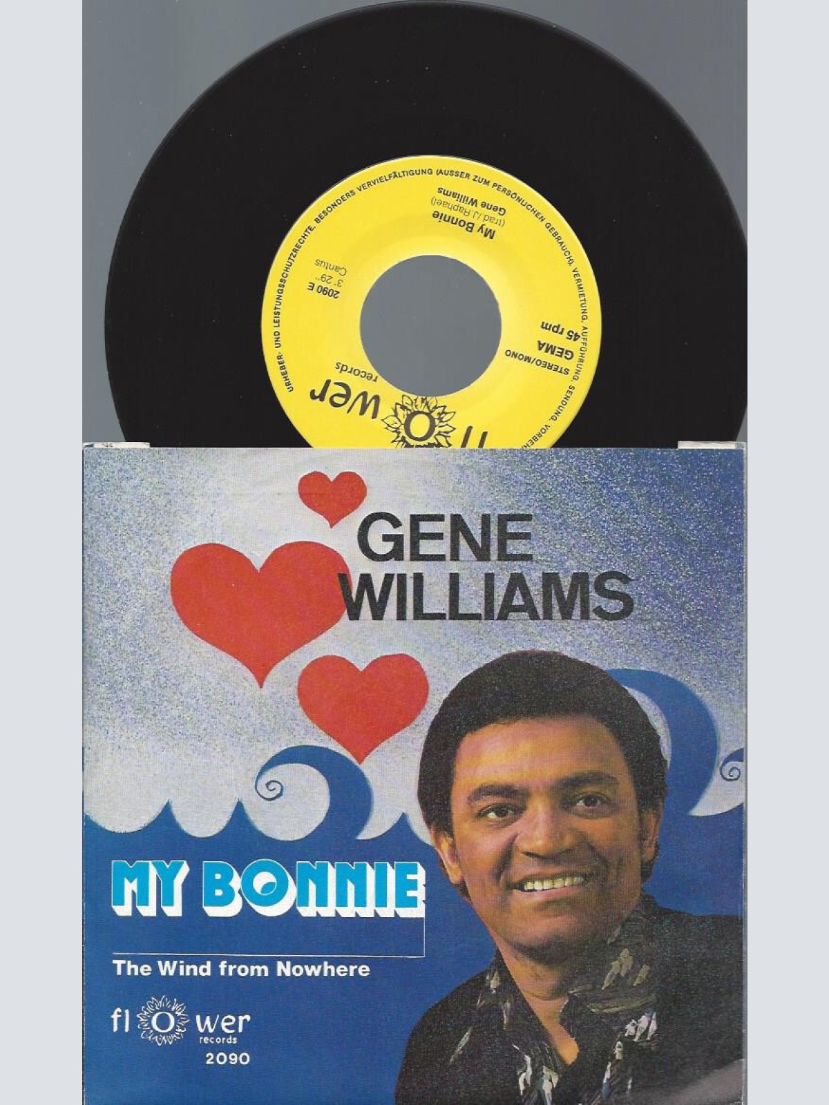 7" Gene Williams  – The Wind From Nowhere