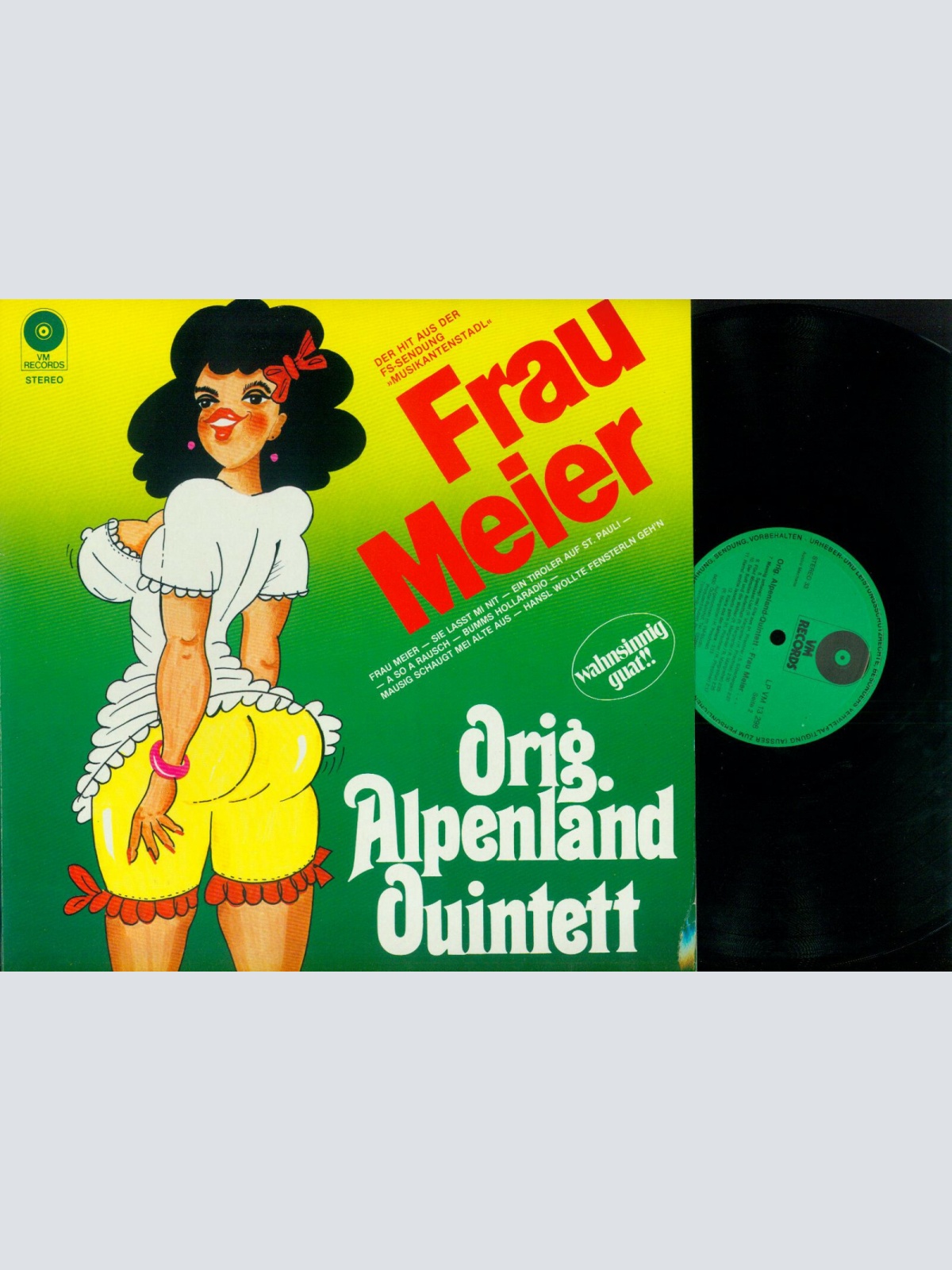 LP-- Orig. Alpenland Quintett – Frau Meier  // NM / VG+