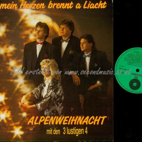 LP--Die 3 Lustigen 4 – Und In Mein Herzen Brennt A Liacht /  NM
