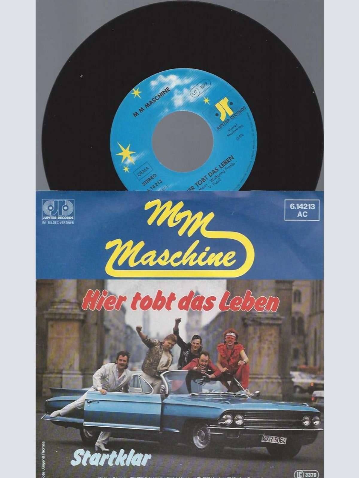 7" M M Maschine – Hier Tobt Das Leben