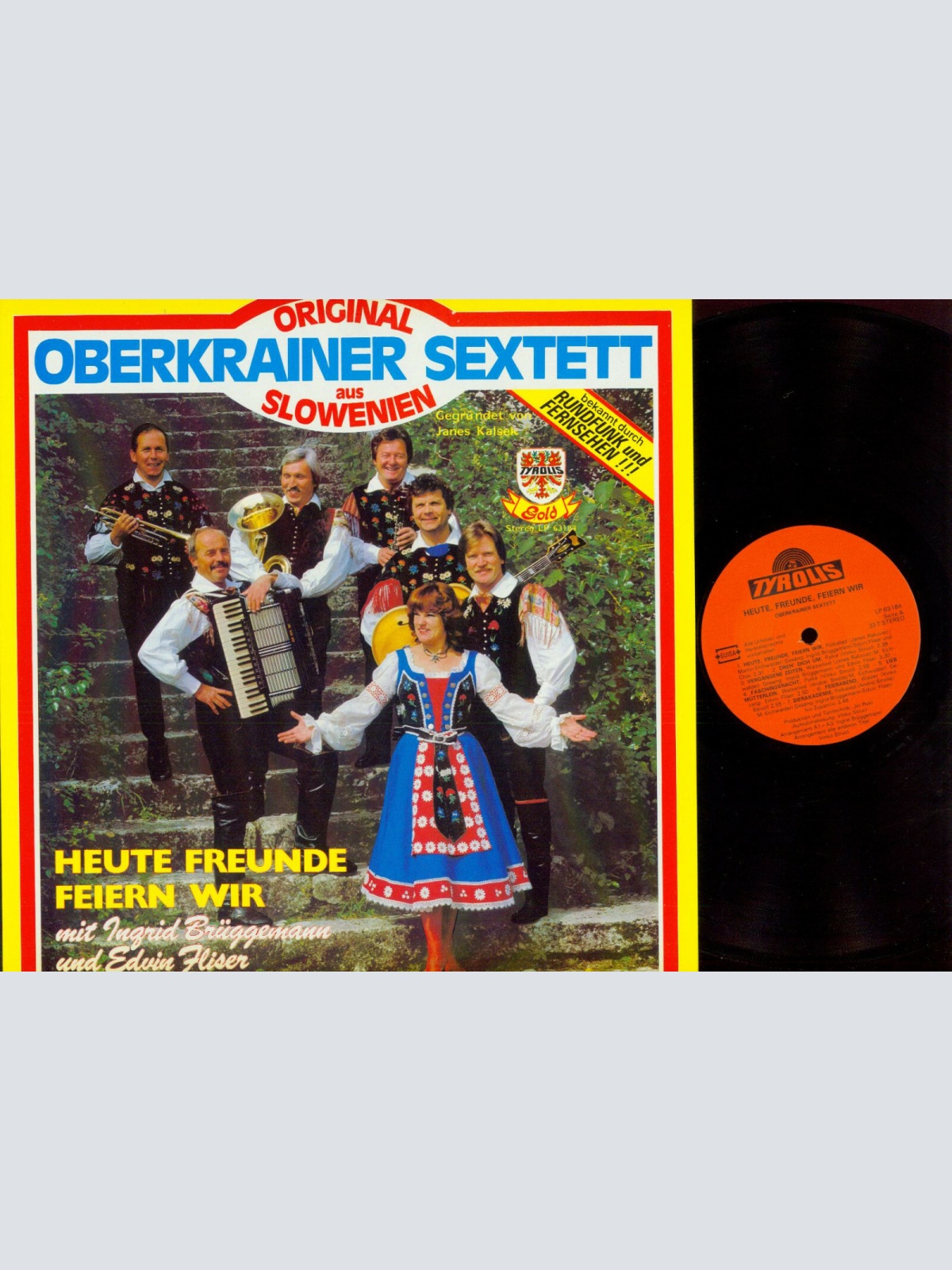 LP-- Orig. Oberkrainer Sextett -- Heute Freunde Feiern Wir //NM