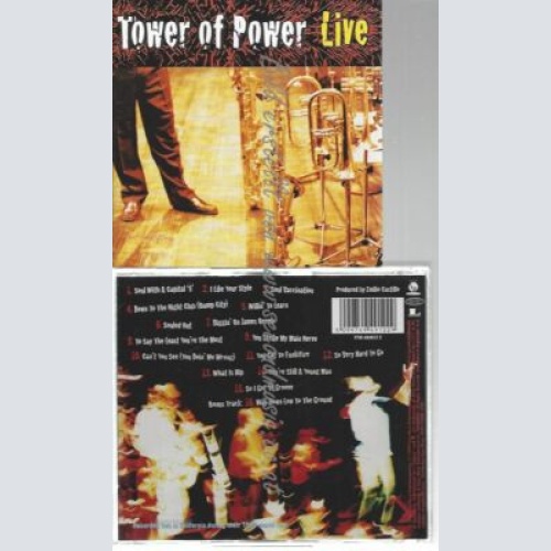 CD--TOWER OF POWER | --SOUL VACCINATION: TOWER OF POWER LIVE