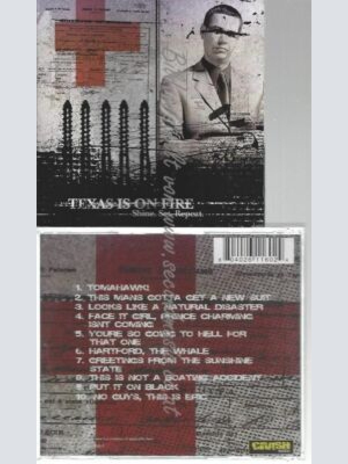 CD-- Texas Is On Fire  Shine..Set. Repeat