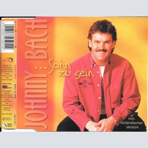CD, Maxi Johnny Bach - ... Sohn Zu Sein