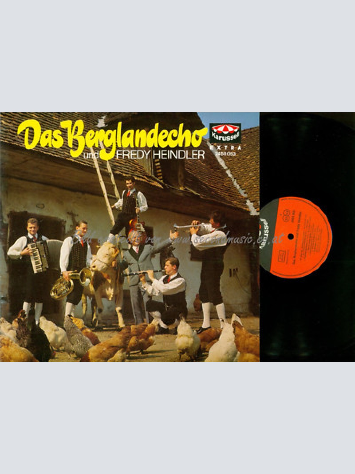 LP--DAS BERGLANDECHO UND FREDDY HEINDLER