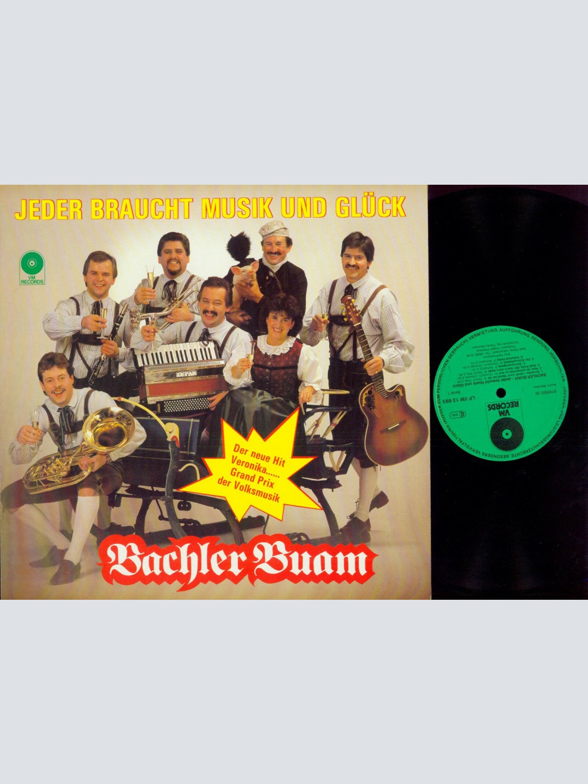 LP-- Bachler Buam – Jeder Braucht Musik Und Glück  // NM /