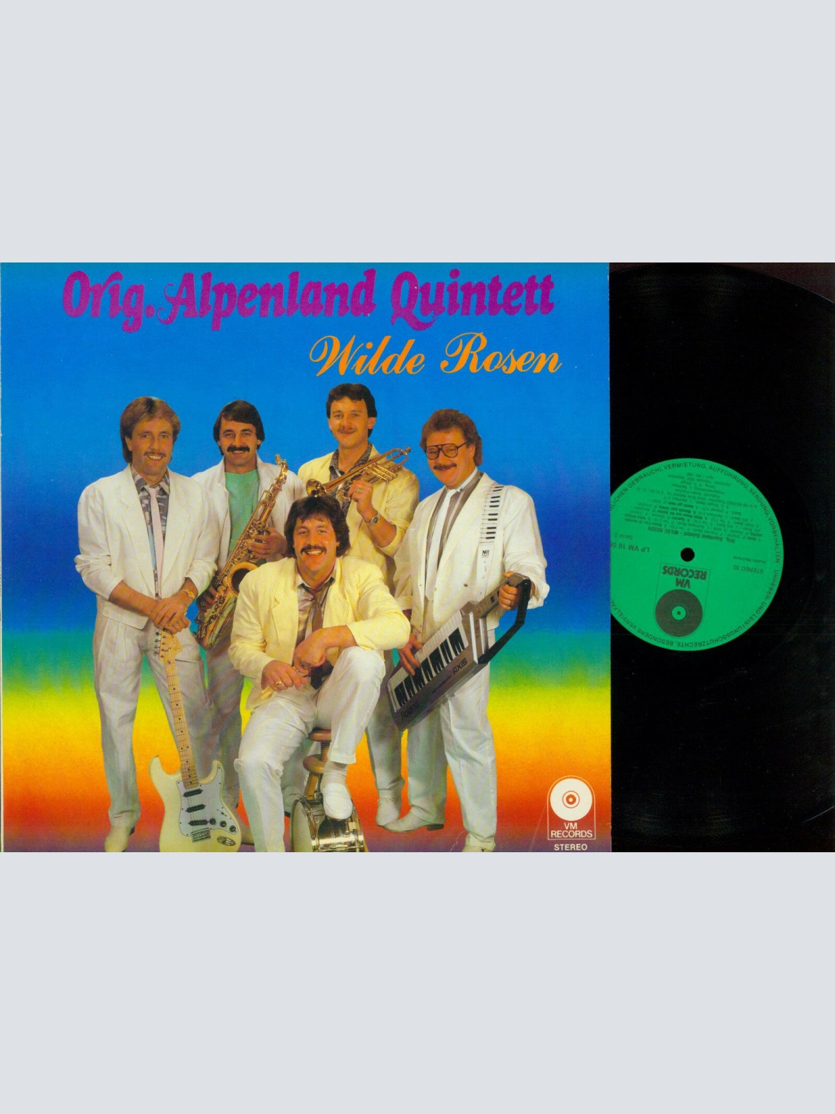 LP-- Orig. Alpenland Quintett – Wilde Rosen  // NM /