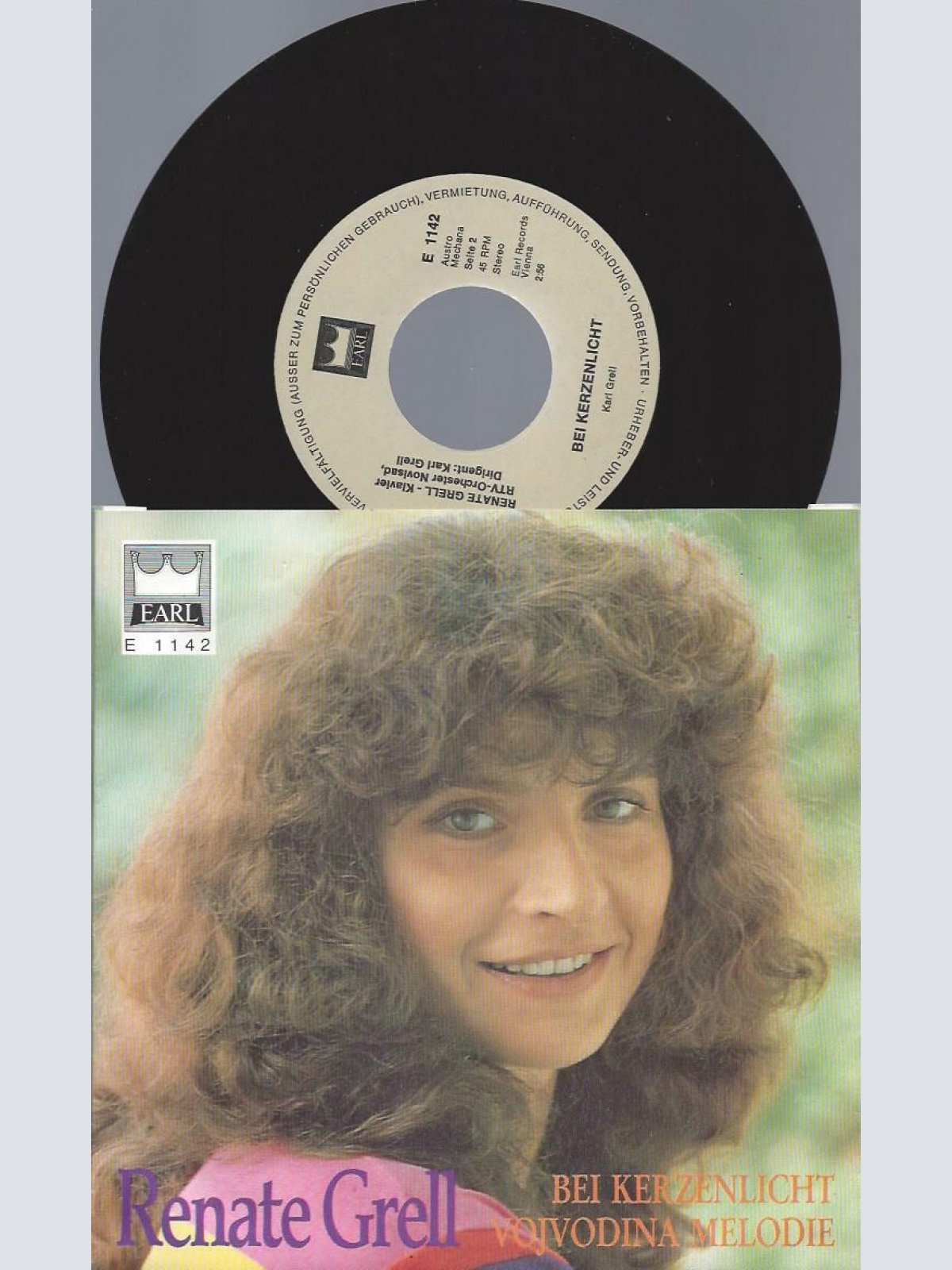 7"   Renate Grell – Bei Kerzenlicht