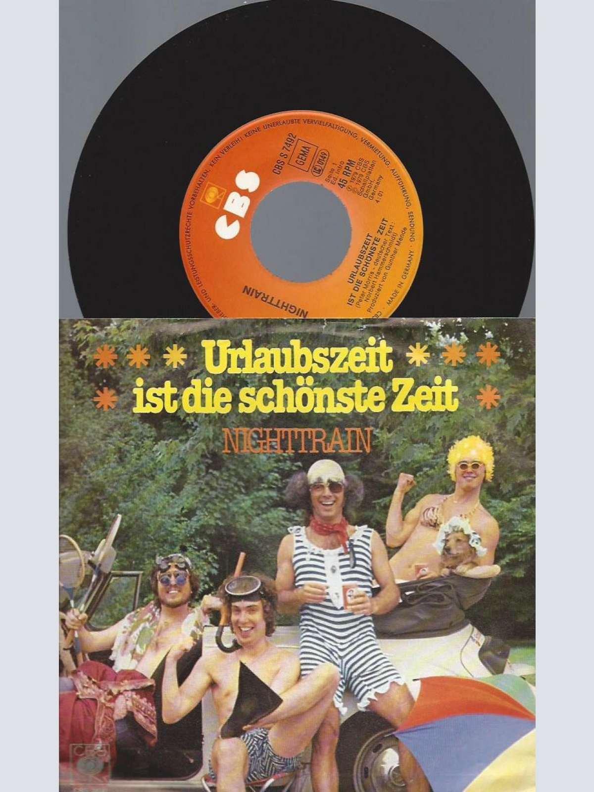 7" Nighttrain – Urlaubszeit Ist Die Schönste Zeit