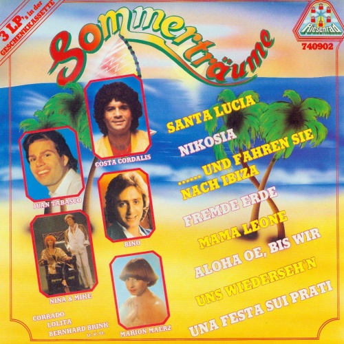 LP-  Sommerträume --  Costa Cordalis -Martino-Holm - 3 LP Box //NM