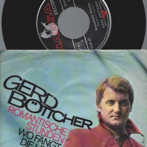 7"  Gerd Böttcher  Romantische Stunden